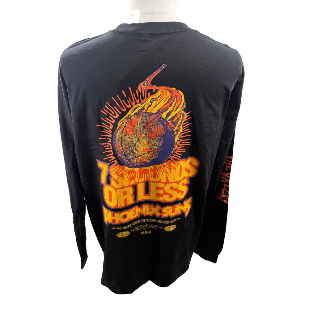 Mitchell & Ness Phoenix Suns World Tour Long Sleeve Tee Shirt‎ XXL NEW
